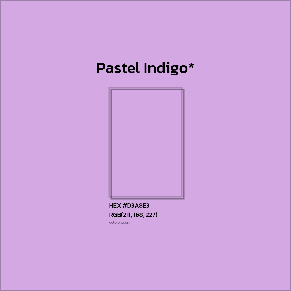 HEX #D3A8E3 Color Name, Color Code, Palettes, Similar Paints, Images