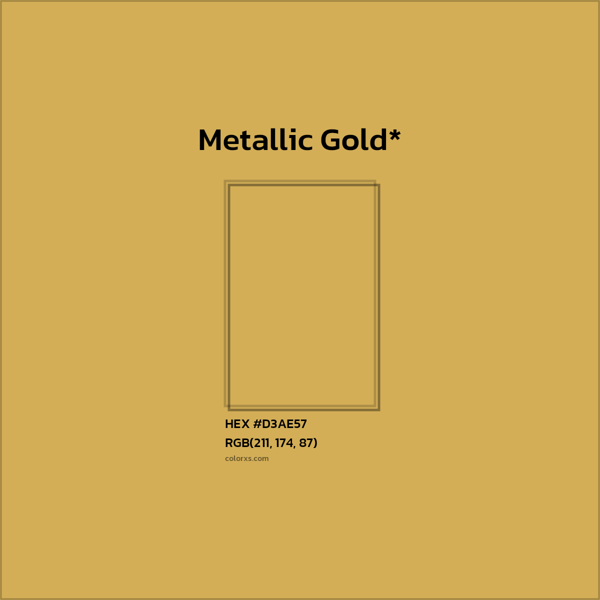 HEX #D3AE57 Color Name, Color Code, Palettes, Similar Paints, Images
