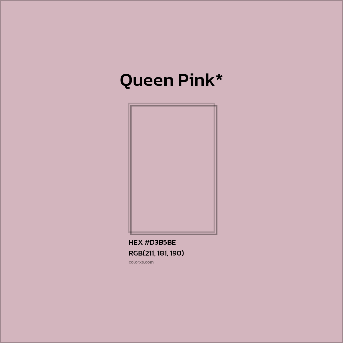 HEX #D3B5BE Color Name, Color Code, Palettes, Similar Paints, Images