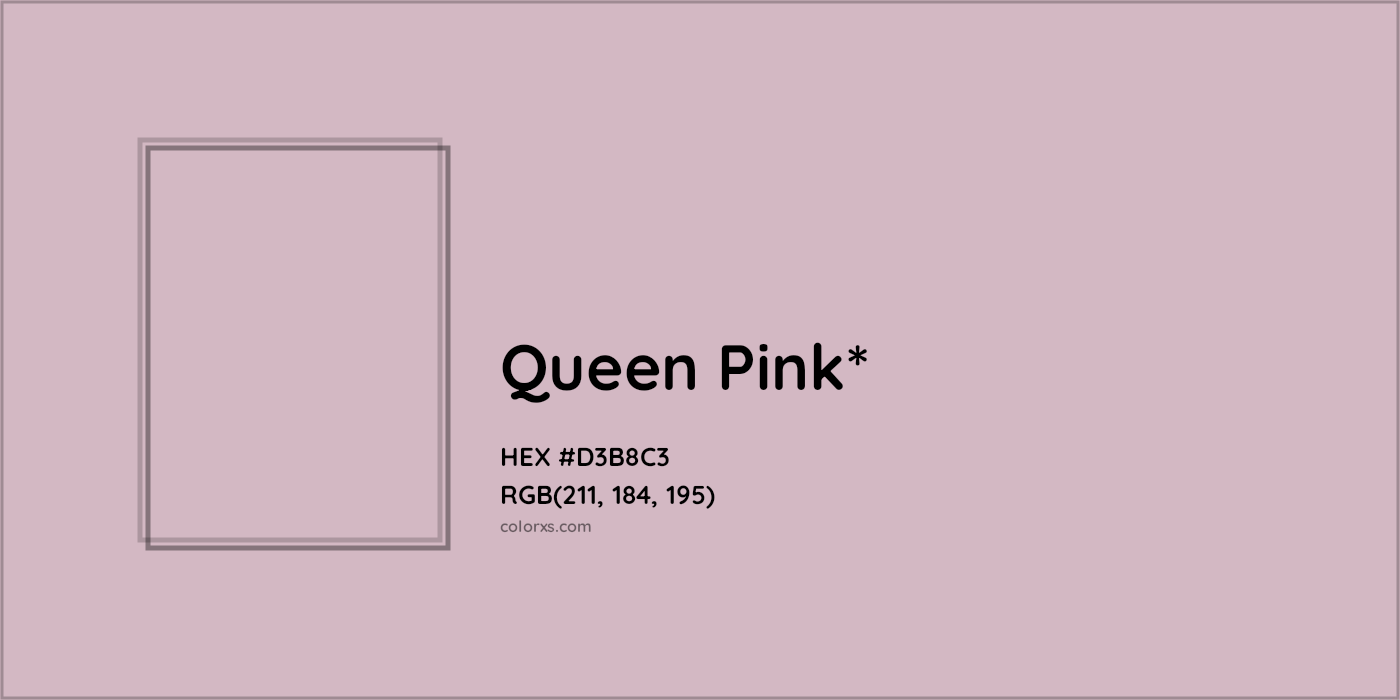 HEX #D3B8C3 Color Name, Color Code, Palettes, Similar Paints, Images