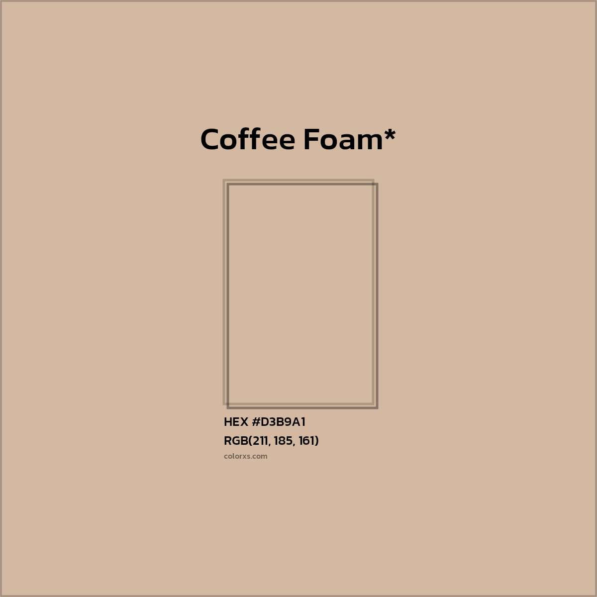 HEX #D3B9A1 Color Name, Color Code, Palettes, Similar Paints, Images