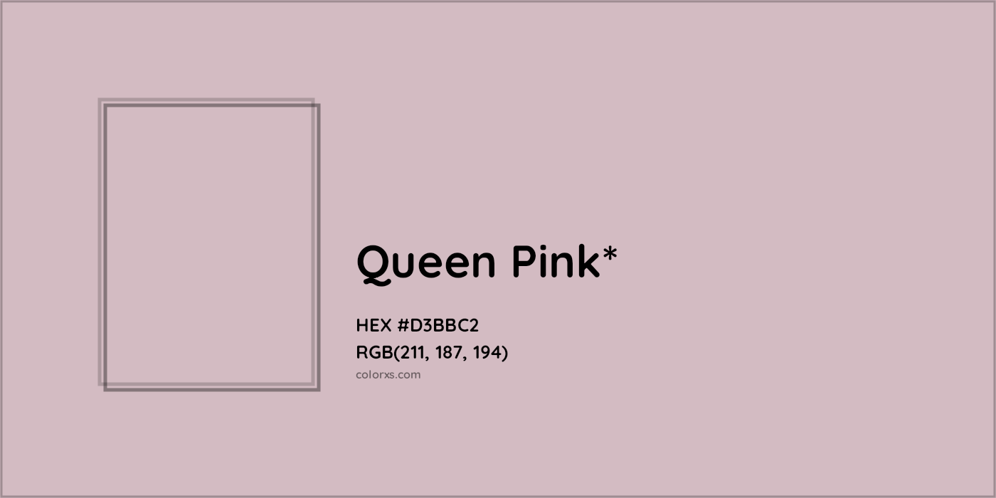 HEX #D3BBC2 Color Name, Color Code, Palettes, Similar Paints, Images