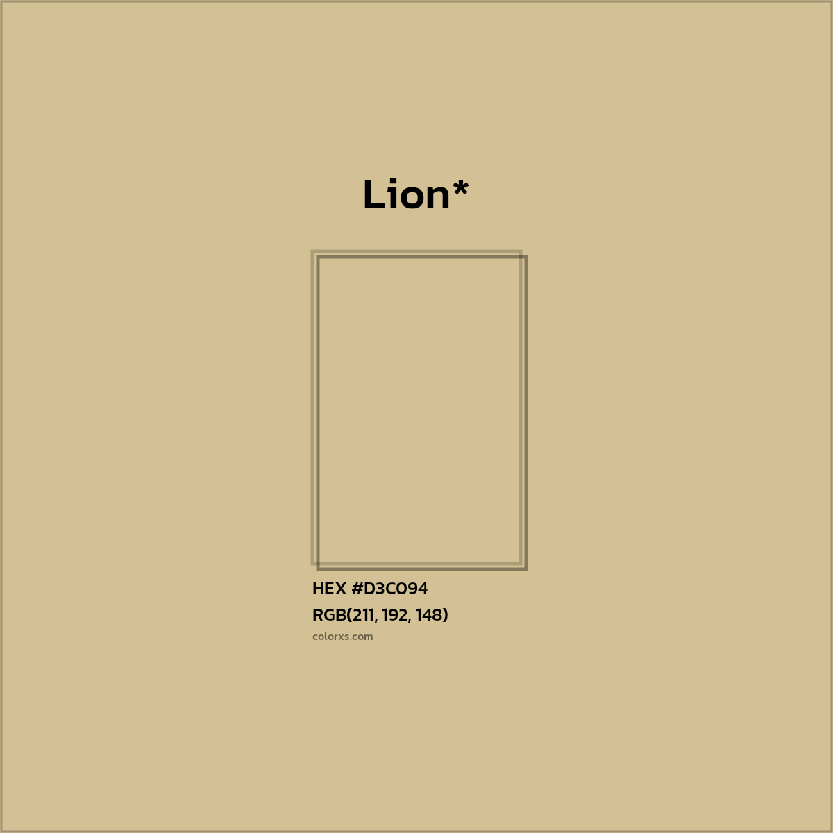 HEX #D3C094 Color Name, Color Code, Palettes, Similar Paints, Images