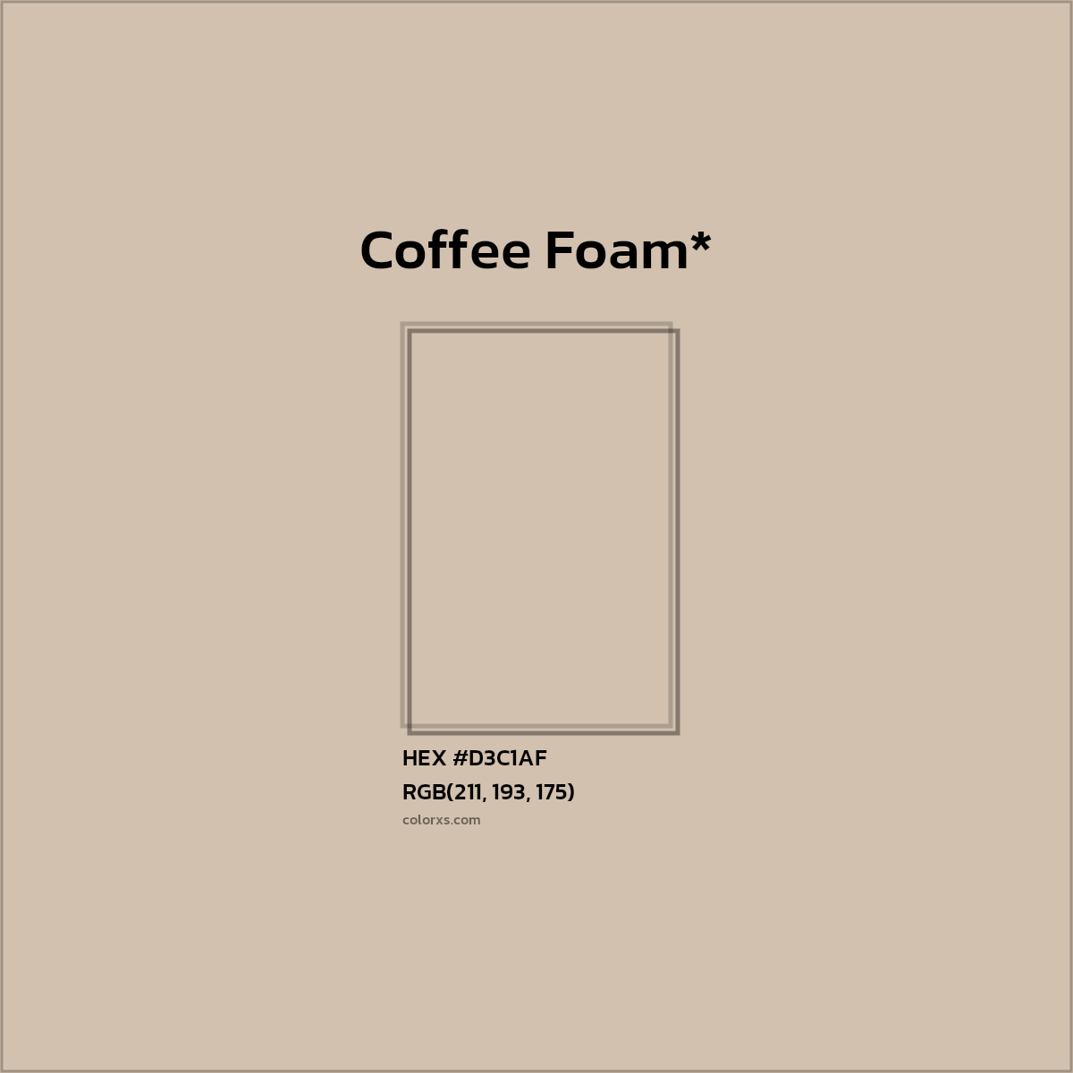 HEX #D3C1AF Color Name, Color Code, Palettes, Similar Paints, Images