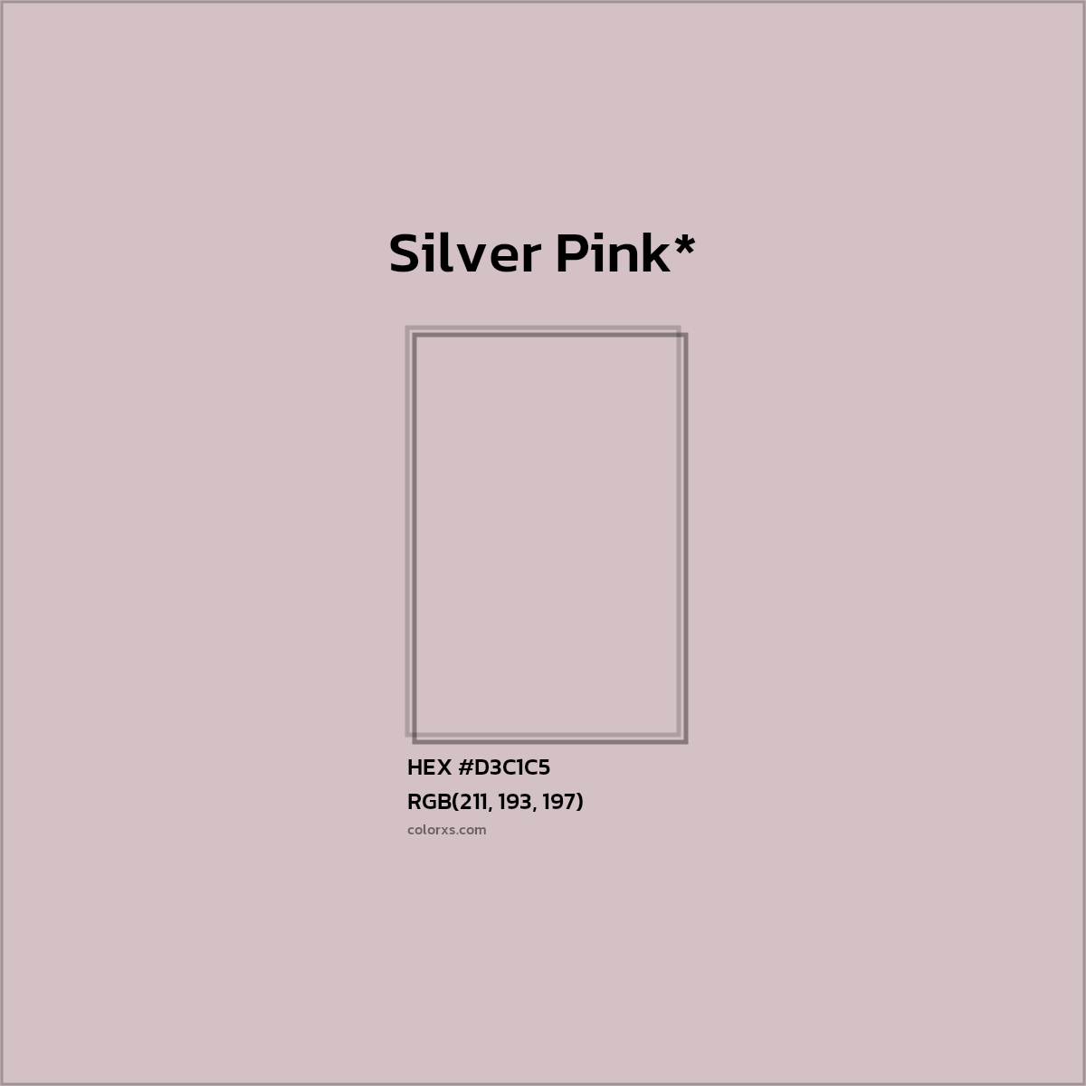 HEX #D3C1C5 Color Name, Color Code, Palettes, Similar Paints, Images