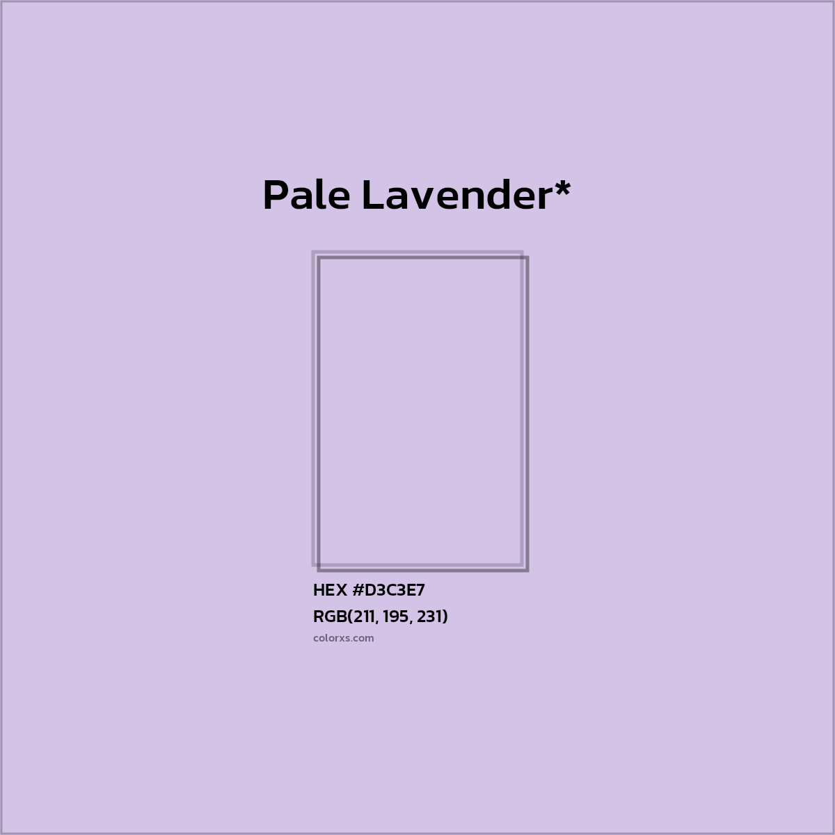 HEX #D3C3E7 Color Name, Color Code, Palettes, Similar Paints, Images