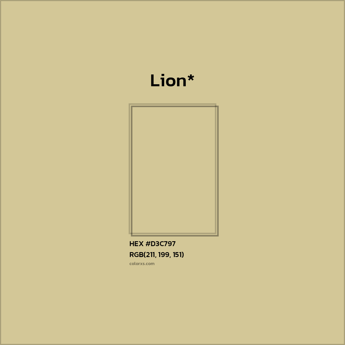 HEX #D3C797 Color Name, Color Code, Palettes, Similar Paints, Images