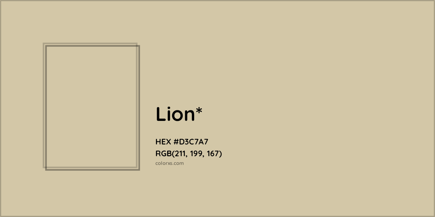HEX #D3C7A7 Color Name, Color Code, Palettes, Similar Paints, Images