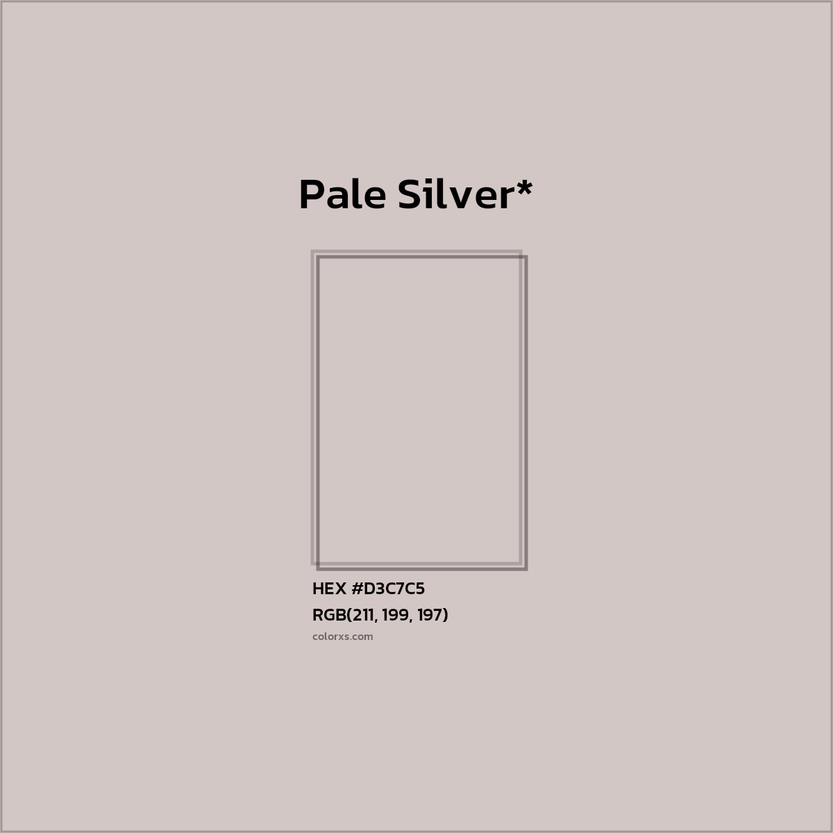 HEX #D3C7C5 Color Name, Color Code, Palettes, Similar Paints, Images