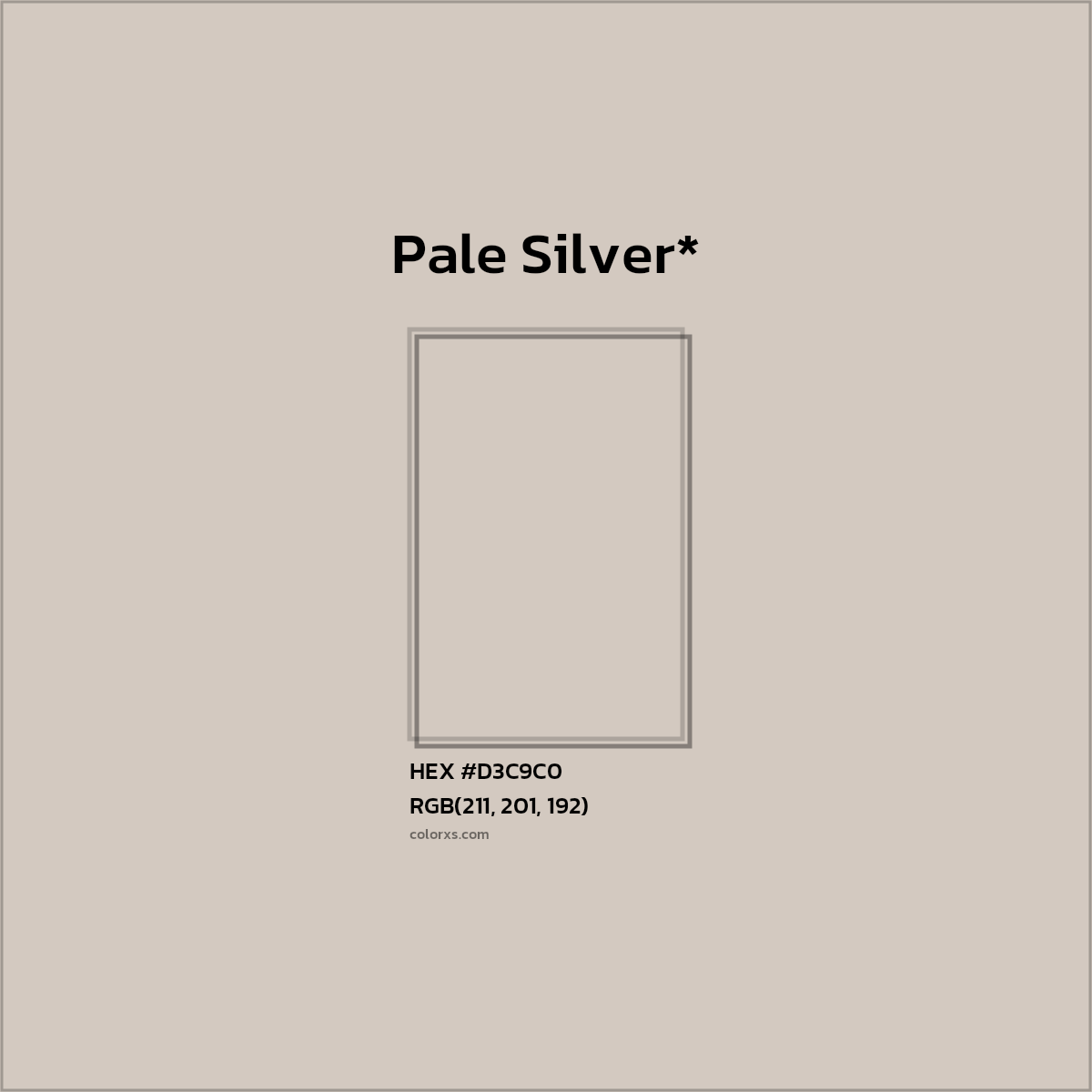HEX #D3C9C0 Color Name, Color Code, Palettes, Similar Paints, Images