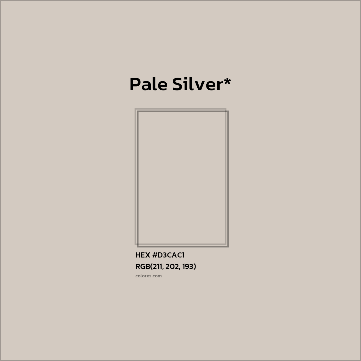 HEX #D3CAC1 Color Name, Color Code, Palettes, Similar Paints, Images
