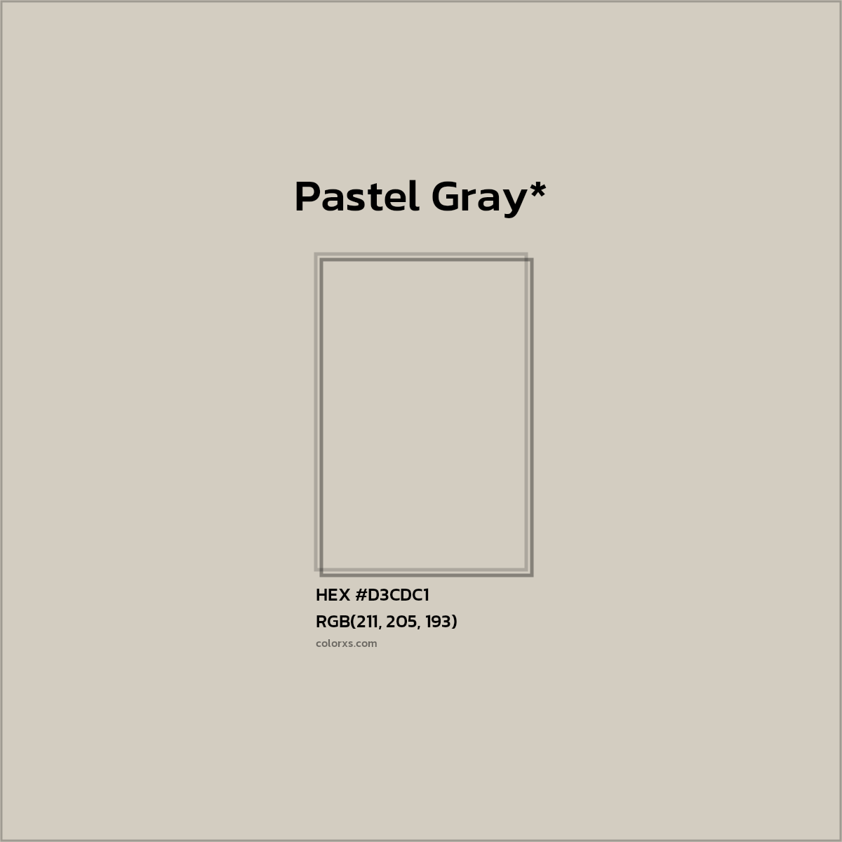 HEX #D3CDC1 Color Name, Color Code, Palettes, Similar Paints, Images