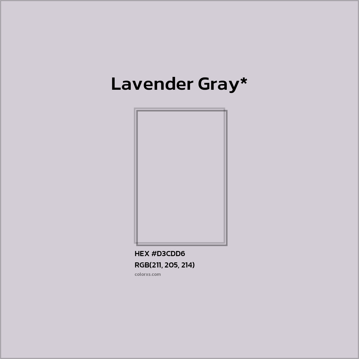 HEX #D3CDD6 Color Name, Color Code, Palettes, Similar Paints, Images