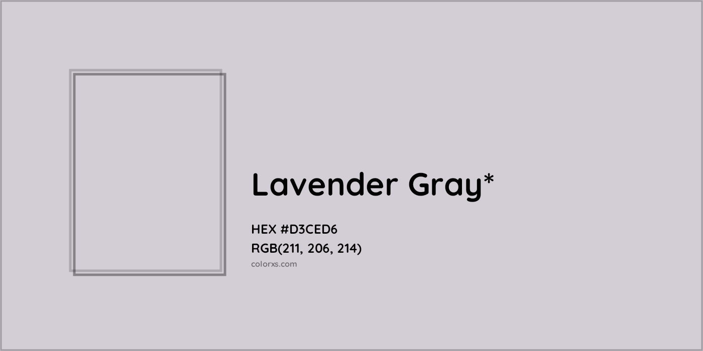 HEX #D3CED6 Color Name, Color Code, Palettes, Similar Paints, Images