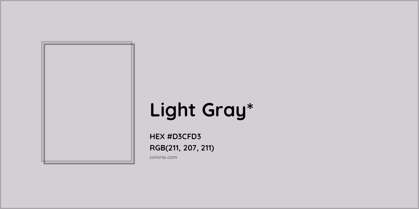 HEX #D3CFD3 Color Name, Color Code, Palettes, Similar Paints, Images