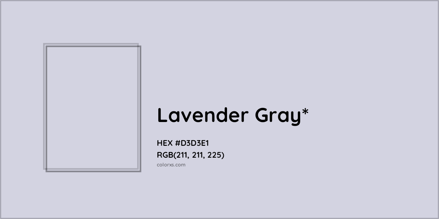 HEX #D3D3E1 Color Name, Color Code, Palettes, Similar Paints, Images