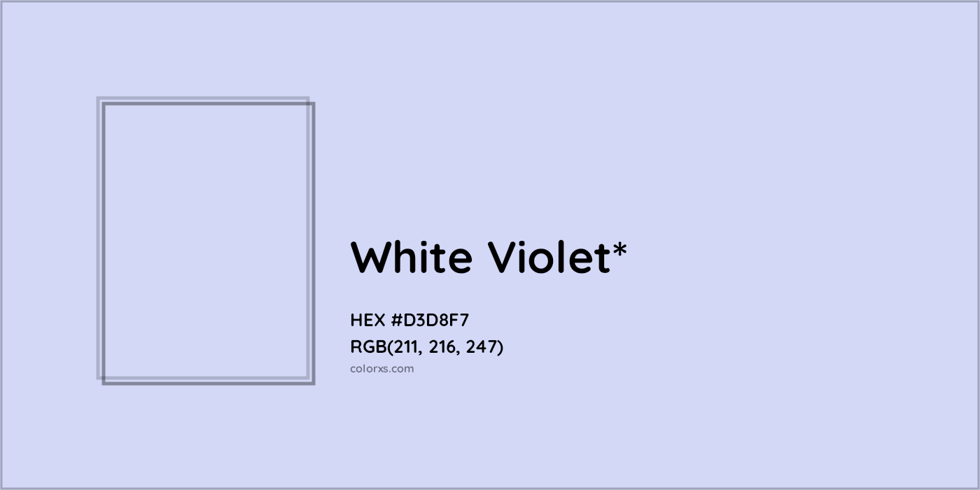 HEX #D3D8F7 Color Name, Color Code, Palettes, Similar Paints, Images