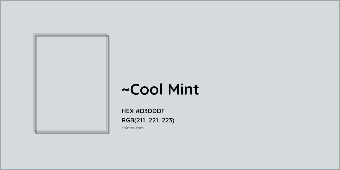 HEX #D3DDDF Color Name, Color Code, Palettes, Similar Paints, Images