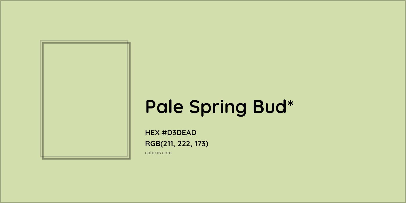 HEX #D3DEAD Color Name, Color Code, Palettes, Similar Paints, Images