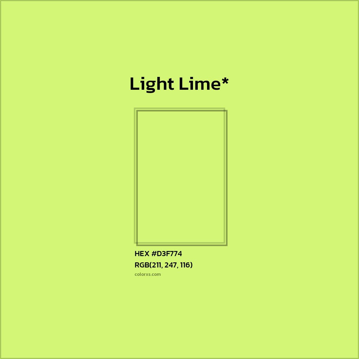 HEX #D3F774 Color Name, Color Code, Palettes, Similar Paints, Images