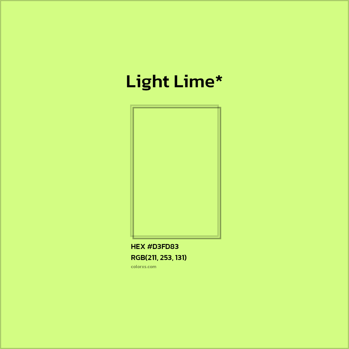 HEX #D3FD83 Color Name, Color Code, Palettes, Similar Paints, Images