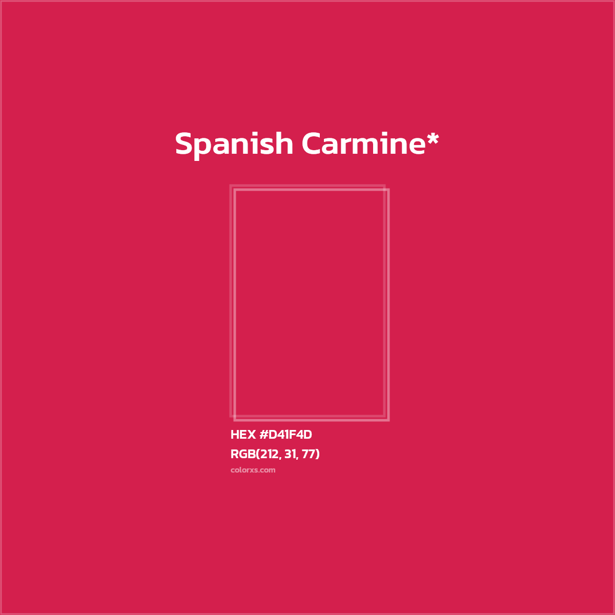 HEX #D41F4D Color Name, Color Code, Palettes, Similar Paints, Images