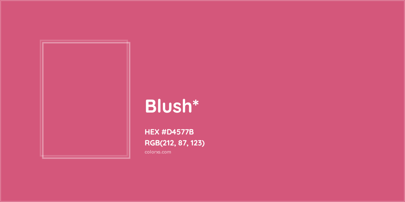 HEX #D4577B Color Name, Color Code, Palettes, Similar Paints, Images