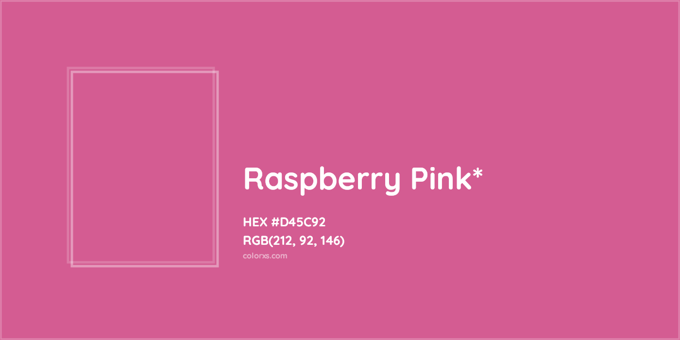 HEX #D45C92 Color Name, Color Code, Palettes, Similar Paints, Images