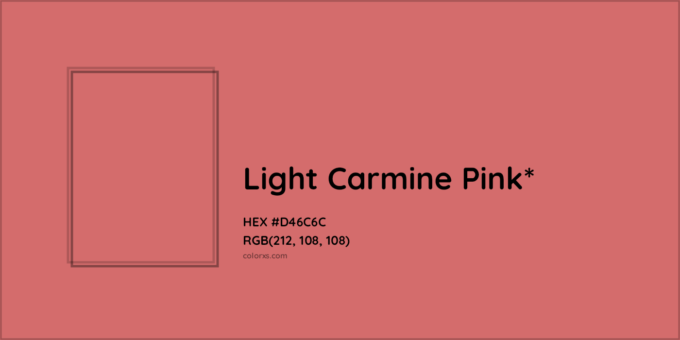 HEX #D46C6C Color Name, Color Code, Palettes, Similar Paints, Images