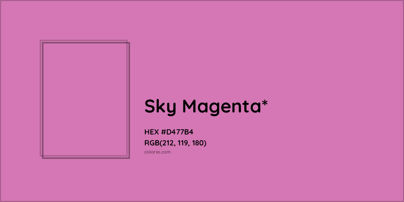 HEX #D477B4 Color Name, Color Code, Palettes, Similar Paints, Images