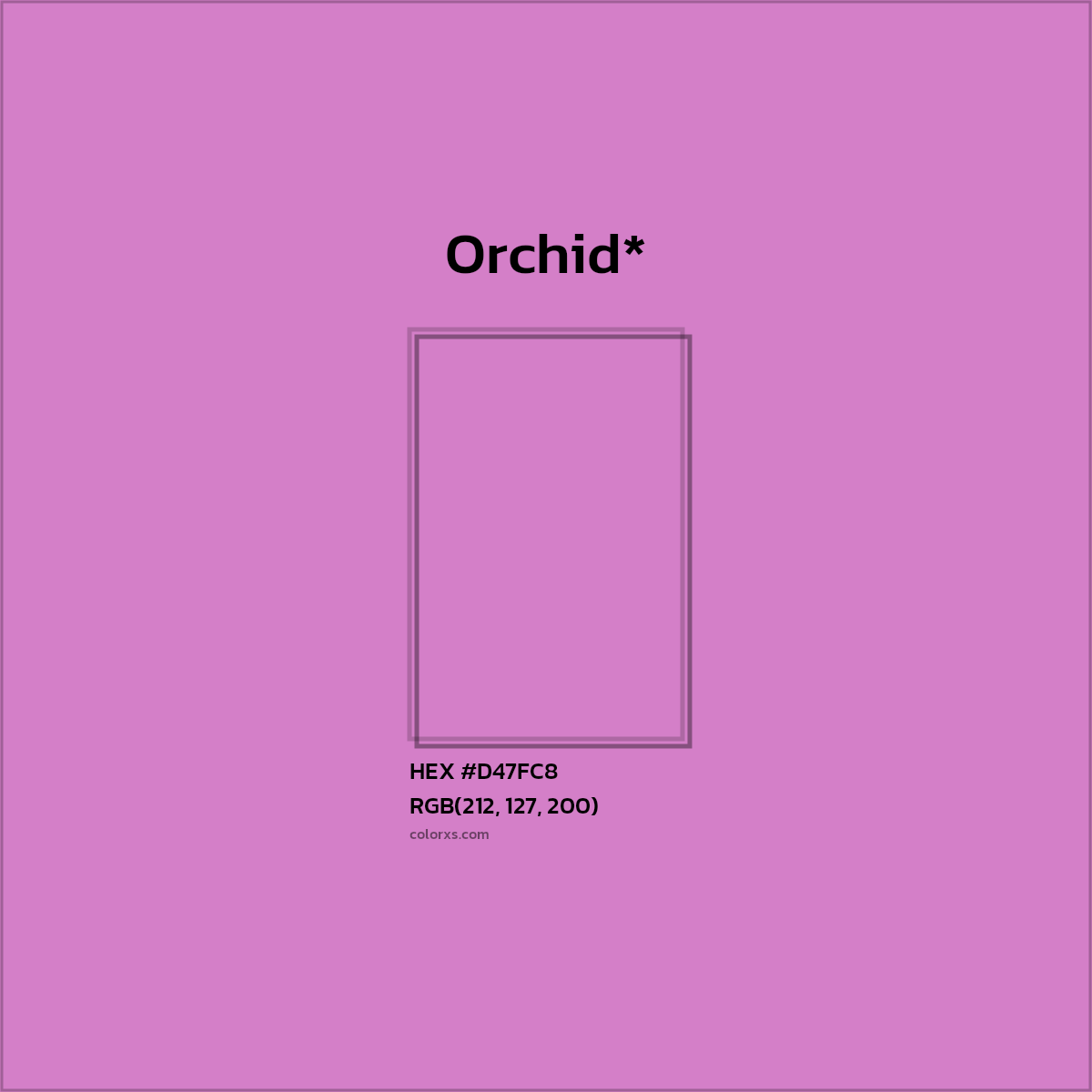 HEX #D47FC8 Color Name, Color Code, Palettes, Similar Paints, Images