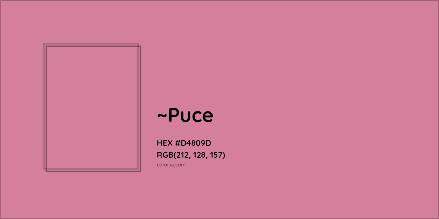 HEX #D4809D Color Name, Color Code, Palettes, Similar Paints, Images