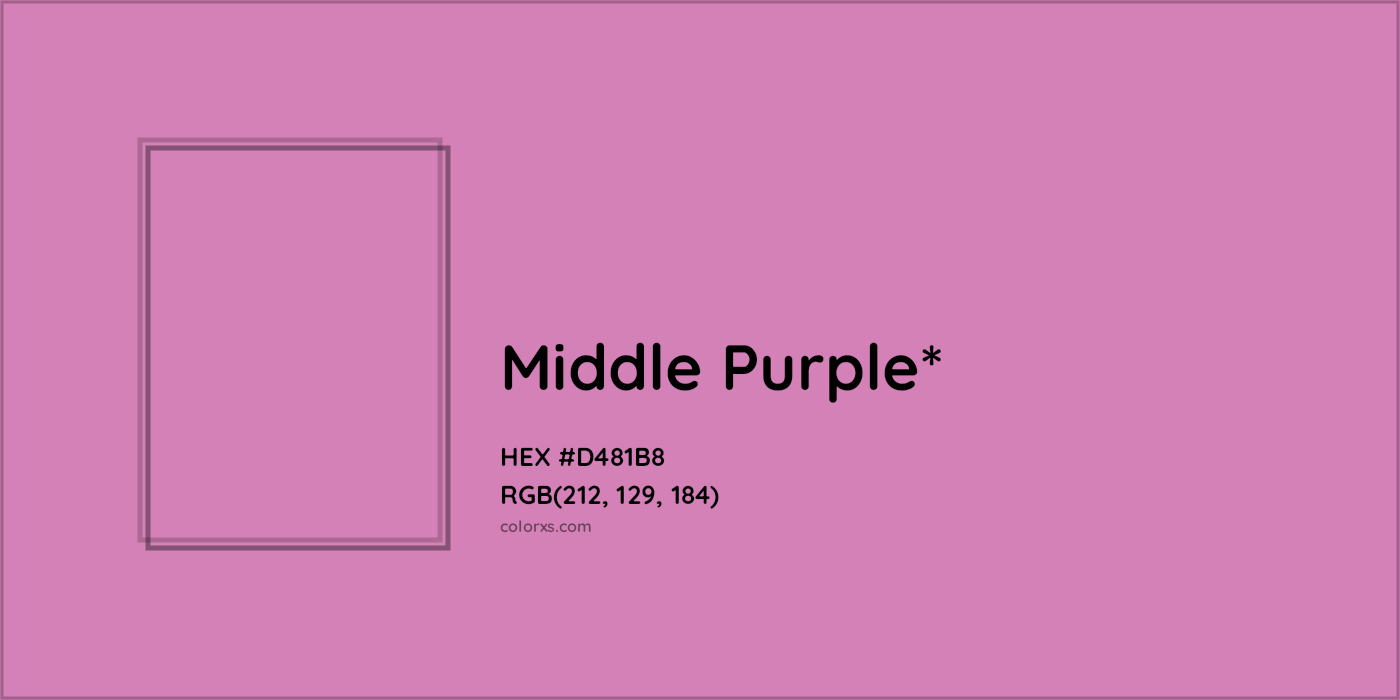HEX #D481B8 Color Name, Color Code, Palettes, Similar Paints, Images