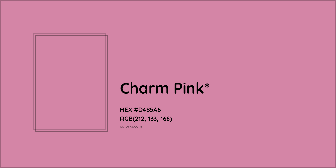 HEX #D485A6 Color Name, Color Code, Palettes, Similar Paints, Images