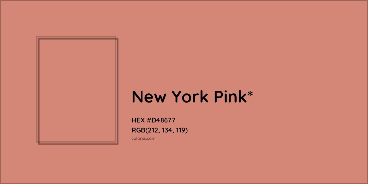 HEX #D48677 Color Name, Color Code, Palettes, Similar Paints, Images