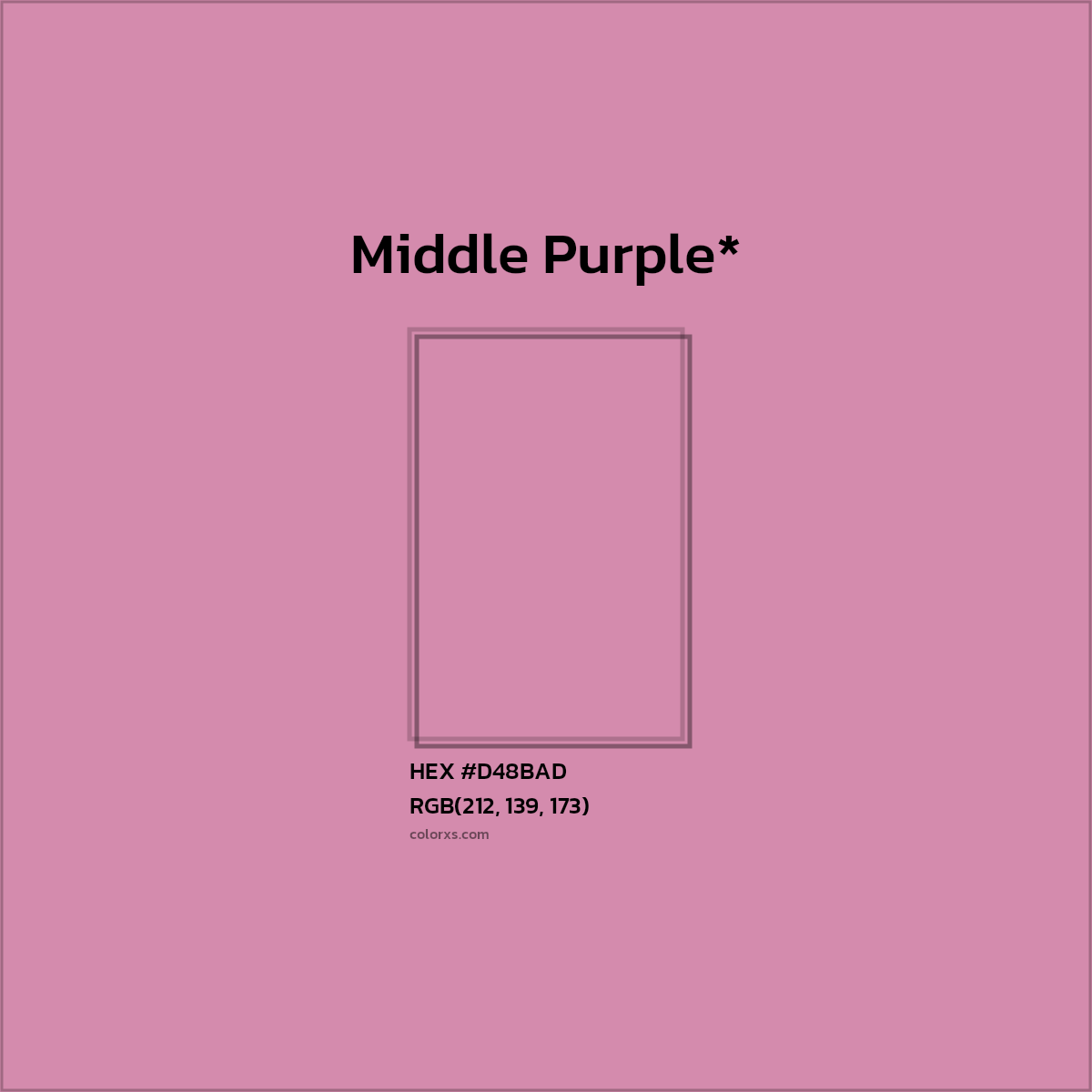 HEX #D48BAD Color Name, Color Code, Palettes, Similar Paints, Images