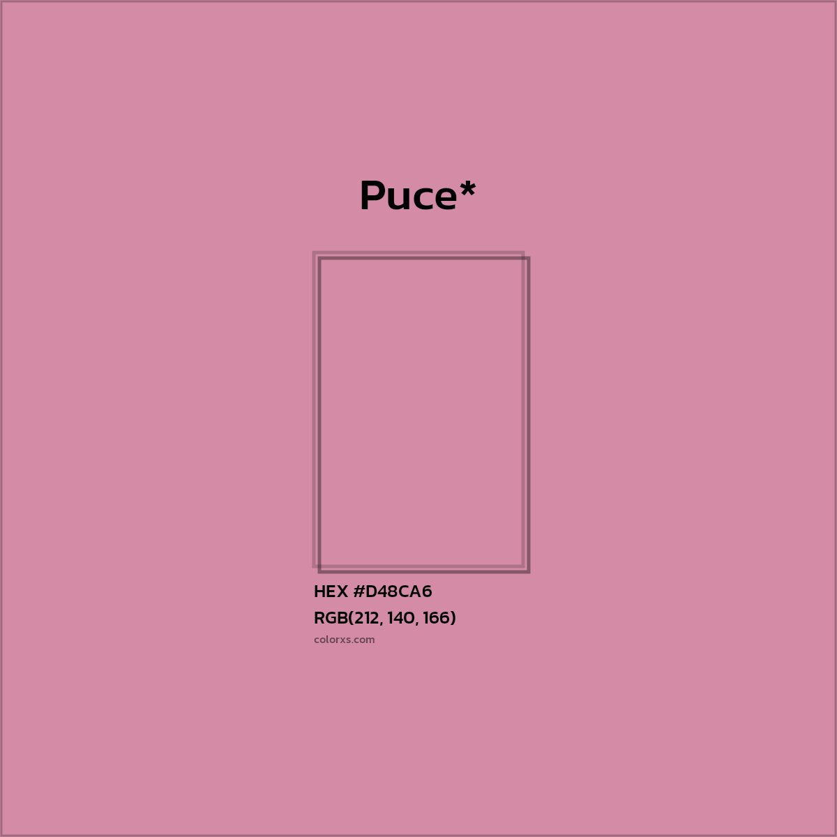 HEX #D48CA6 Color Name, Color Code, Palettes, Similar Paints, Images