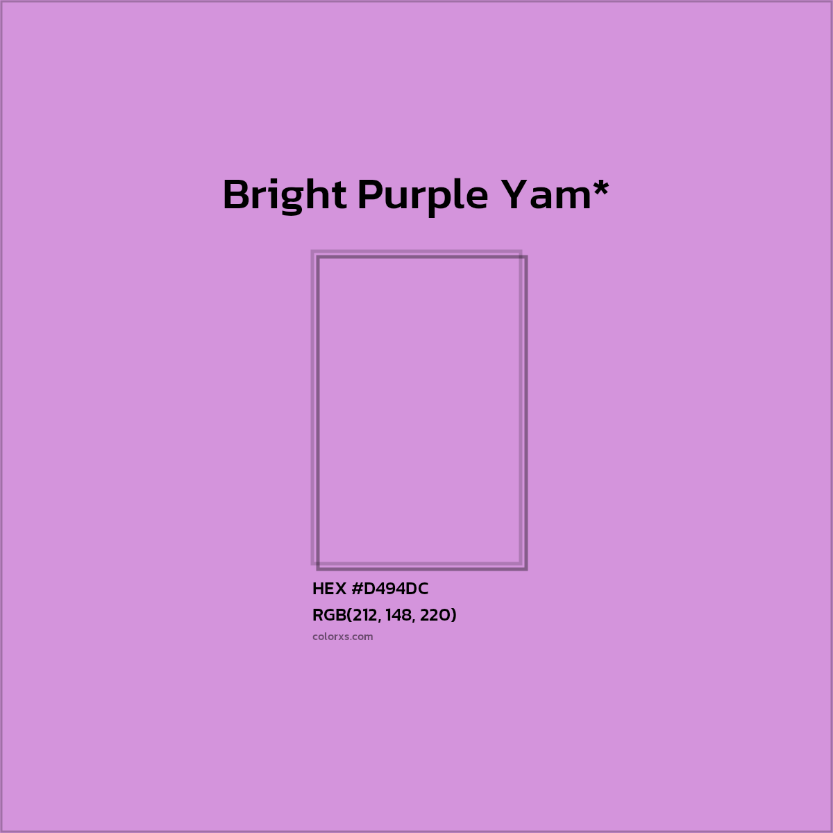 HEX #D494DC Color Name, Color Code, Palettes, Similar Paints, Images