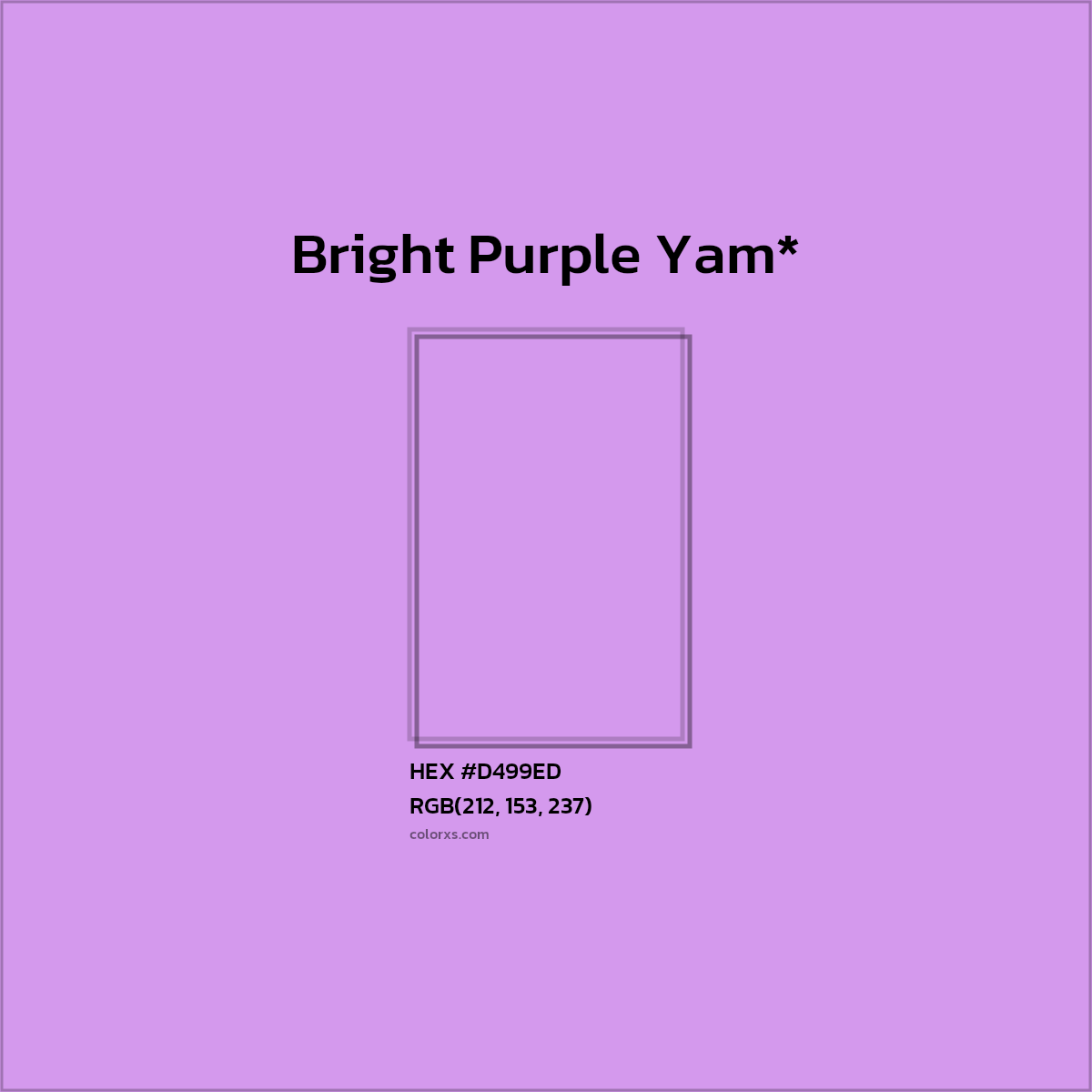 HEX #D499ED Color Name, Color Code, Palettes, Similar Paints, Images