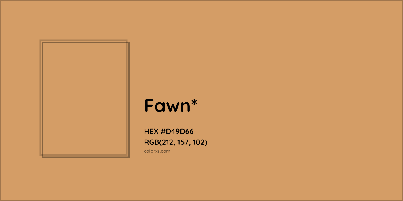 HEX #D49D66 Color Name, Color Code, Palettes, Similar Paints, Images