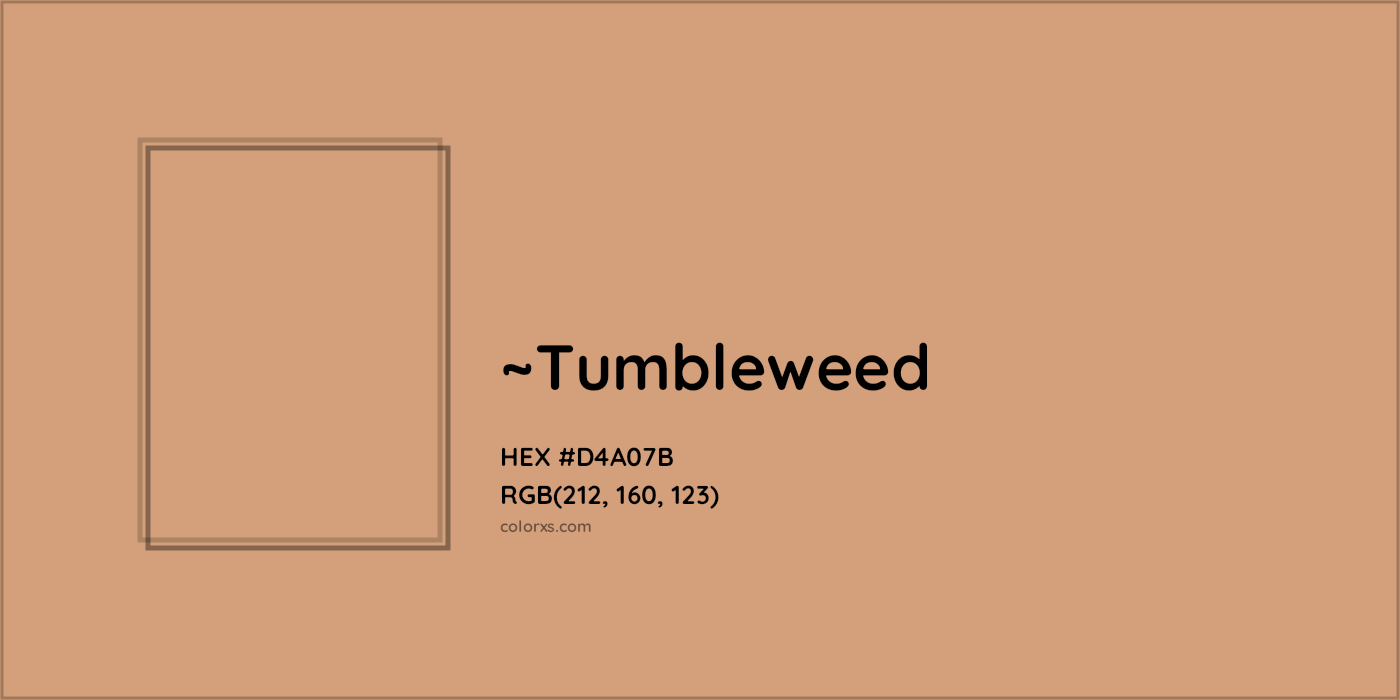 HEX #D4A07B Color Name, Color Code, Palettes, Similar Paints, Images