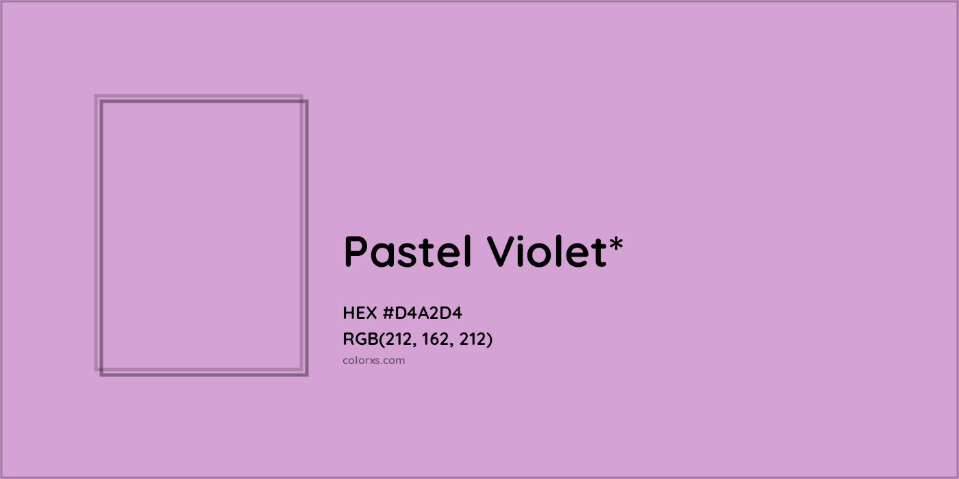 HEX #D4A2D4 Color Name, Color Code, Palettes, Similar Paints, Images