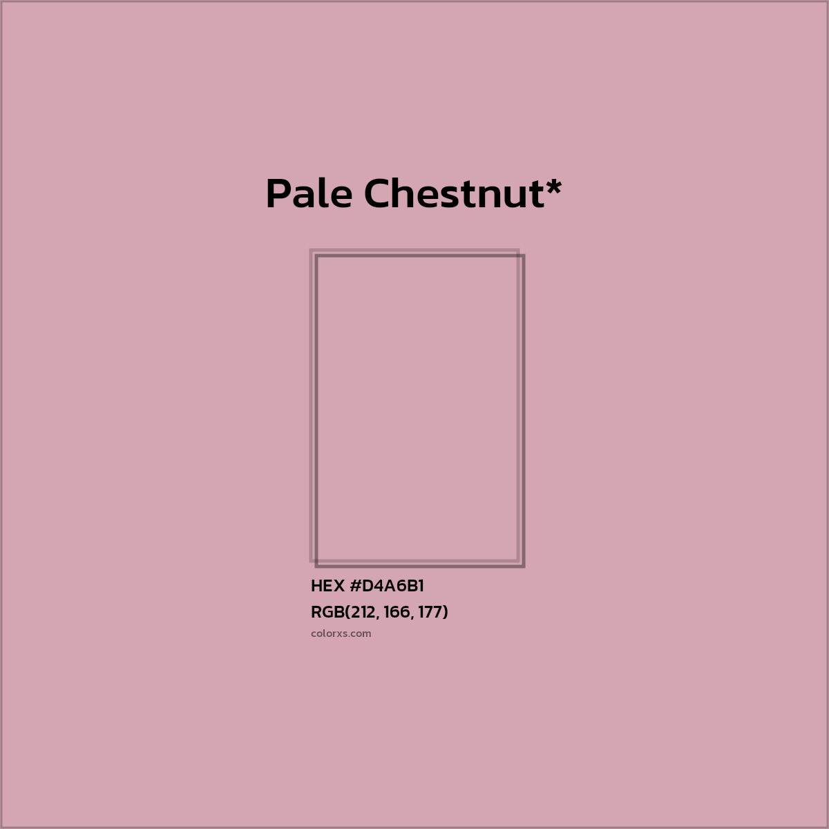 HEX #D4A6B1 Color Name, Color Code, Palettes, Similar Paints, Images