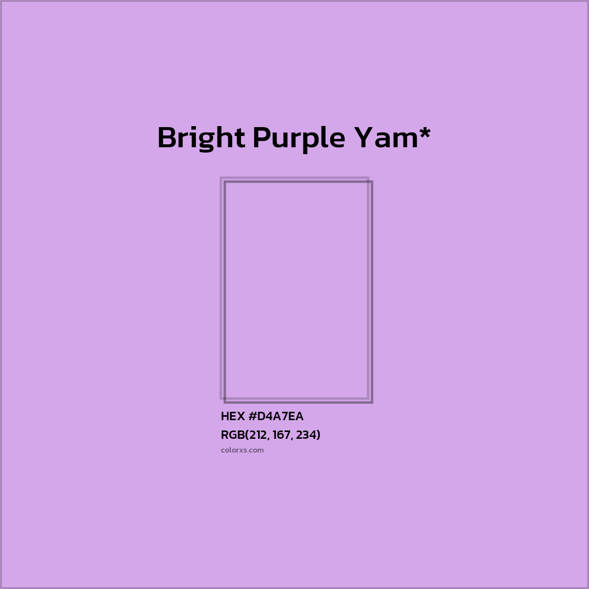 HEX #D4A7EA Color Name, Color Code, Palettes, Similar Paints, Images