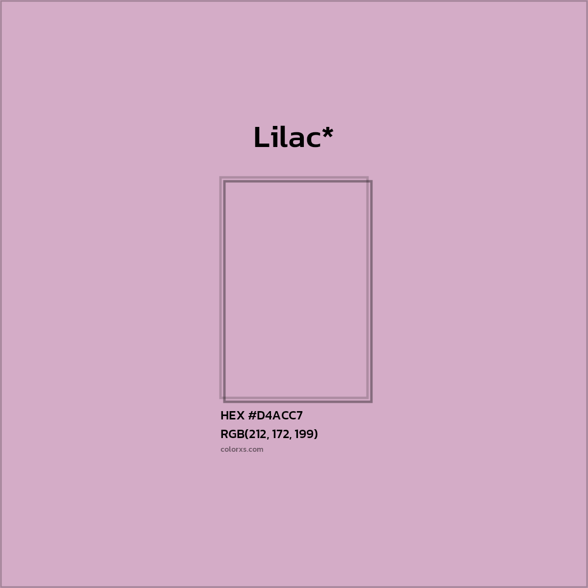 HEX #D4ACC7 Color Name, Color Code, Palettes, Similar Paints, Images