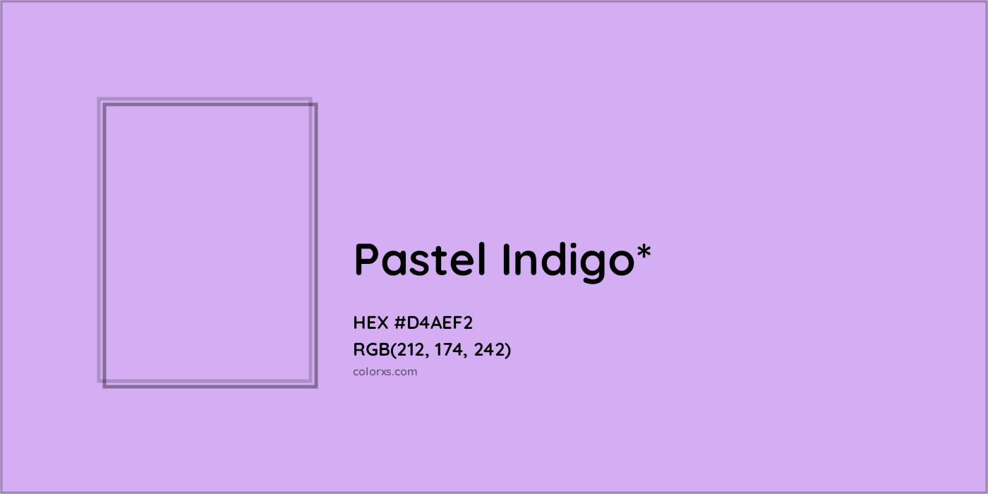 HEX #D4AEF2 Color Name, Color Code, Palettes, Similar Paints, Images