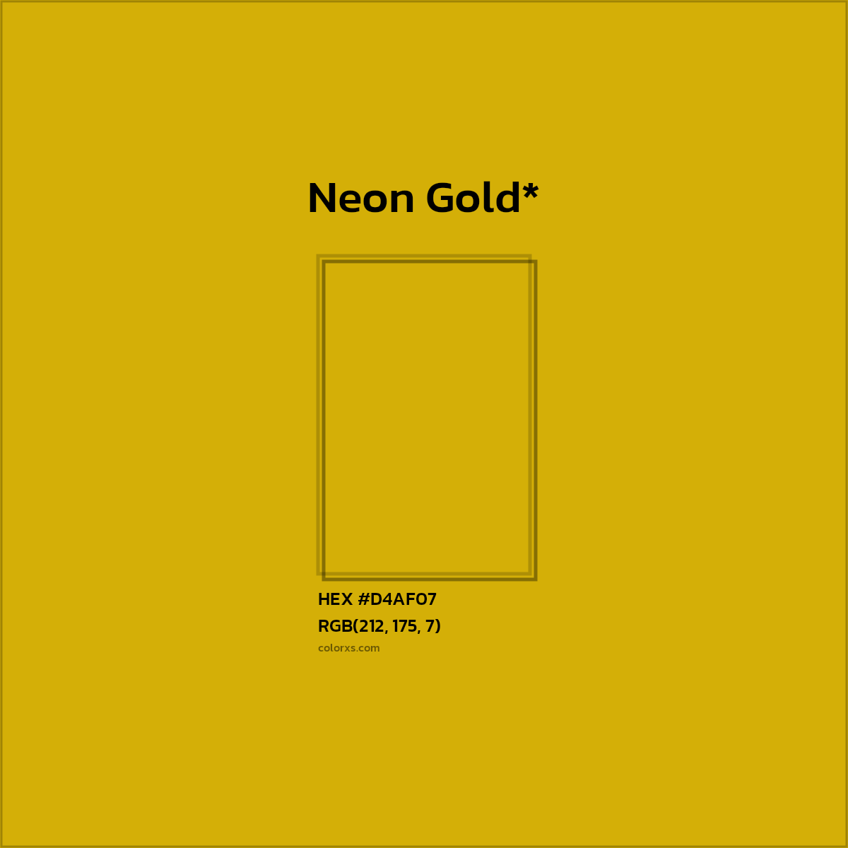 HEX #D4AF07 Color Name, Color Code, Palettes, Similar Paints, Images