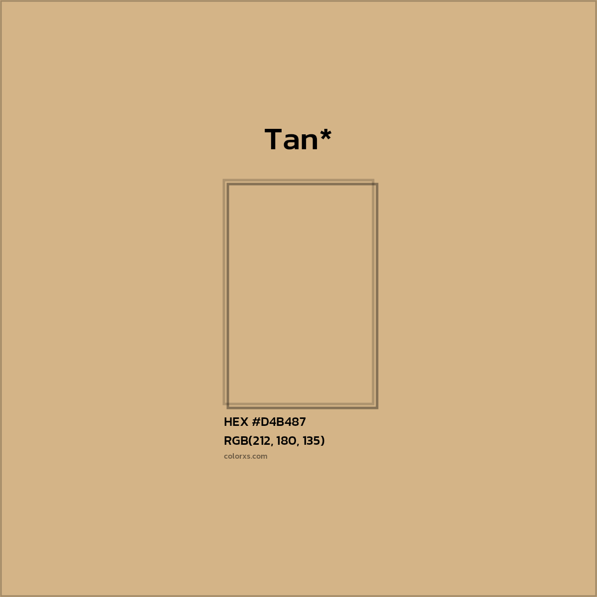HEX #D4B487 Color Name, Color Code, Palettes, Similar Paints, Images