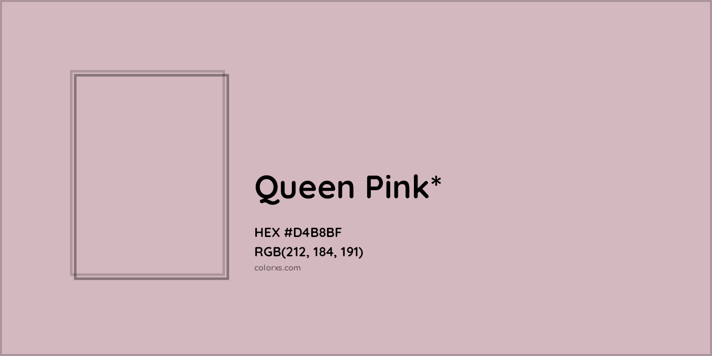HEX #D4B8BF Color Name, Color Code, Palettes, Similar Paints, Images