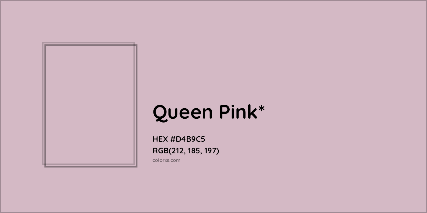 HEX #D4B9C5 Color Name, Color Code, Palettes, Similar Paints, Images